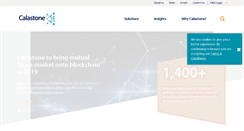 Desktop Screenshot of calastone.com